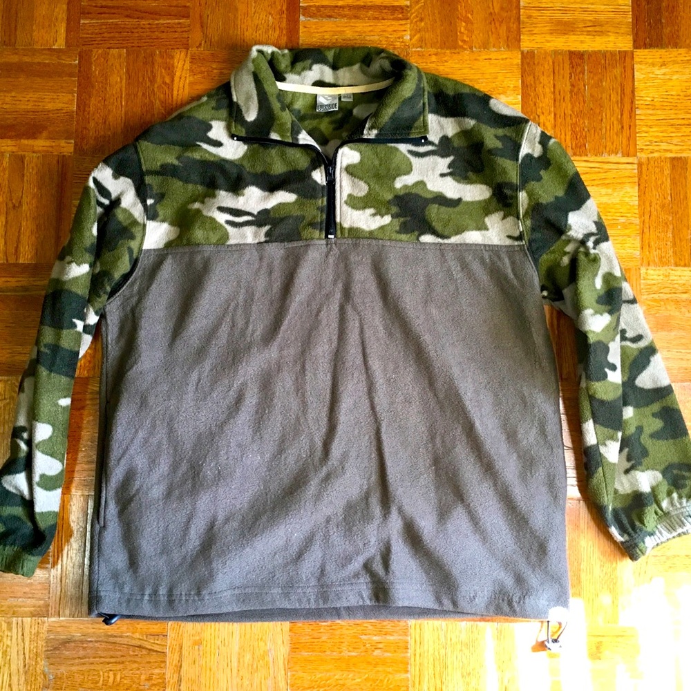 Burnside Half Zip Fleece Pullover